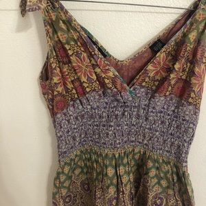 Summer boho flowy dress
